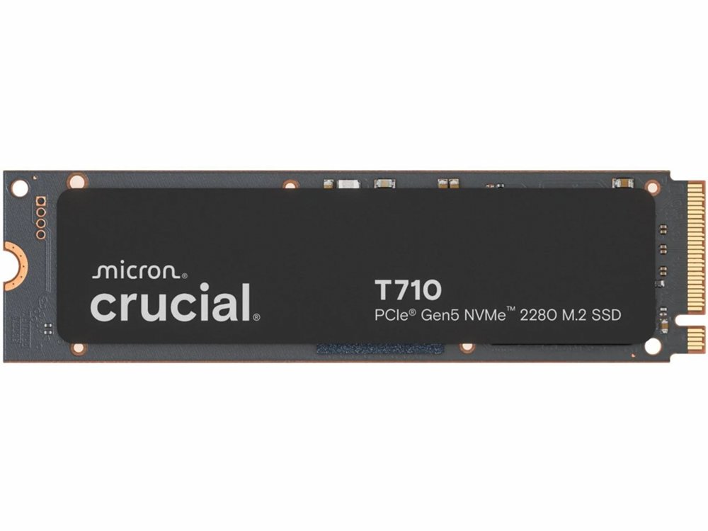 Crucial T710 | 2 TB NVMe SSD | M.2 | Gen5 | 14.500 MB/s Lezen | 12.700 MB/s Schrijven - Matmuis - Matmuis